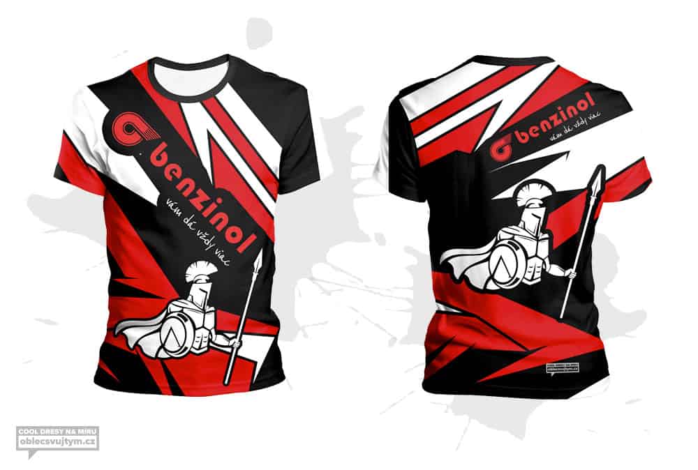 Benzinol - návrh dresu