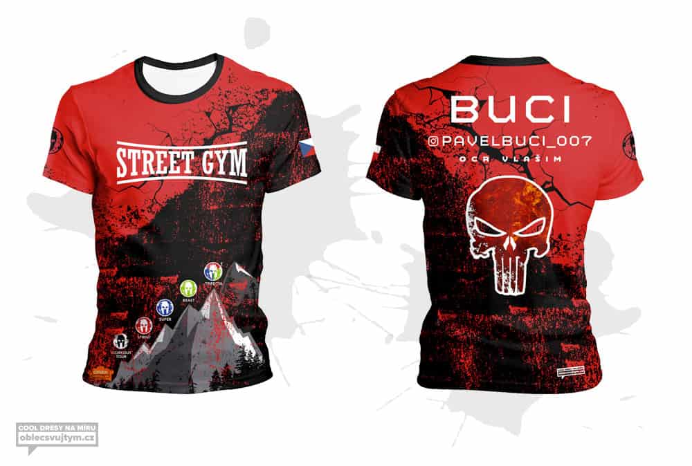 Bučí - návrh dresu