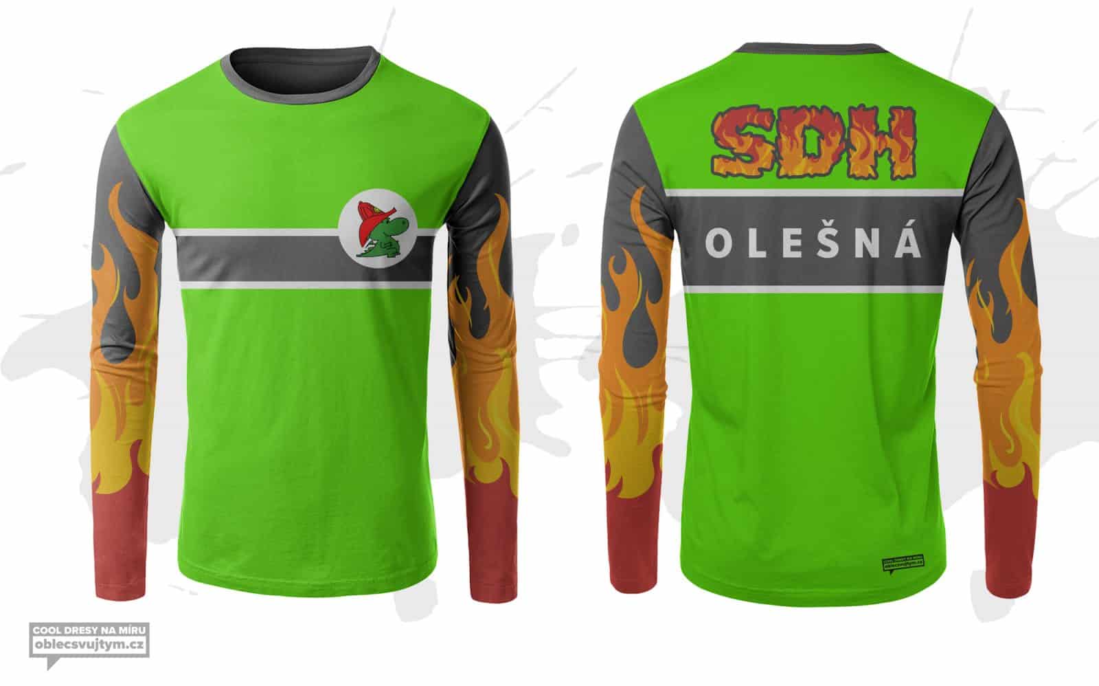 Hasičský sbor v dresech na míru